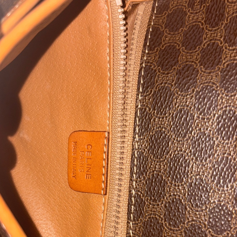 Authentic Celine Brown and Tan Crossbody Bag - Picture 6 of 12